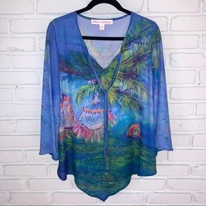 Leoma Lovegrove Beach/Lake Hammock Getaway Tunic